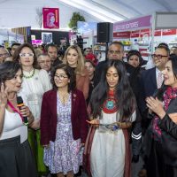 La rectora de la UAEMéx, autoridades y participantes durante la inauguración de la FILEM 2026 en Toluca.