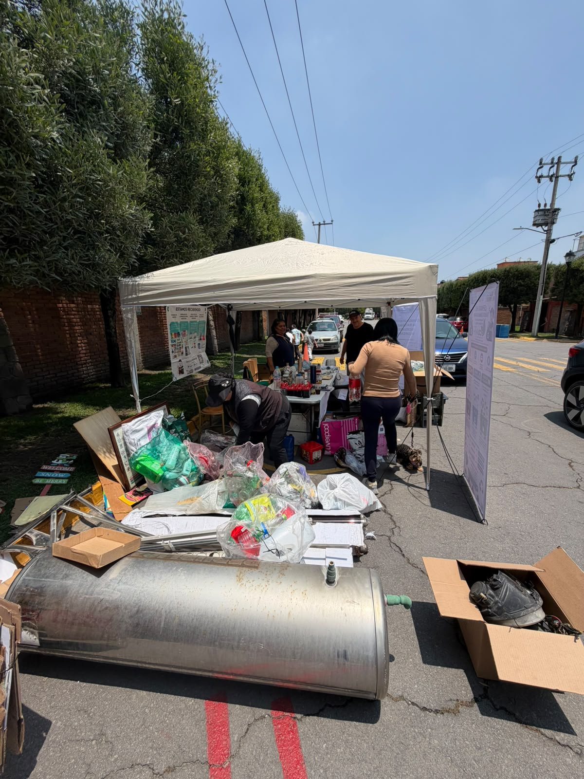 Centro de acopio municipal de reciclaje en Toluca